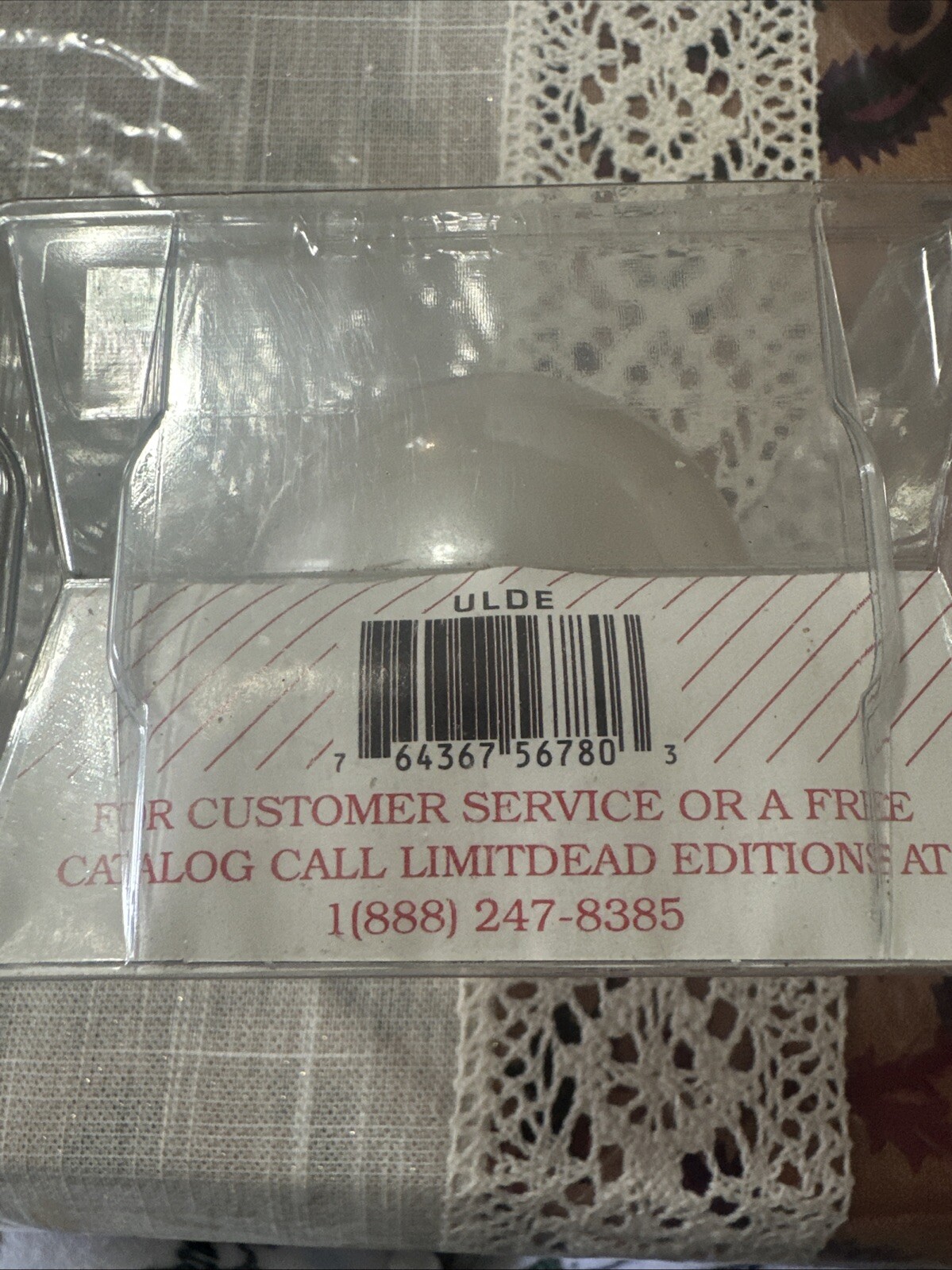 VTG 1996 Jimi Hendrix Christmas Ornament Santa's Rockshop Pearl White