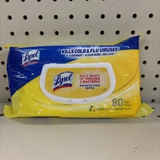 LYSOL Disinfecting Wipes - Lemon & Lime Blossom Flatpack 80 ct. (Pack of 1)