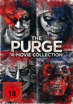 The Purge 1+2+3+4 - 4-Movie-Collection # 4-DVD-BOX-NEU