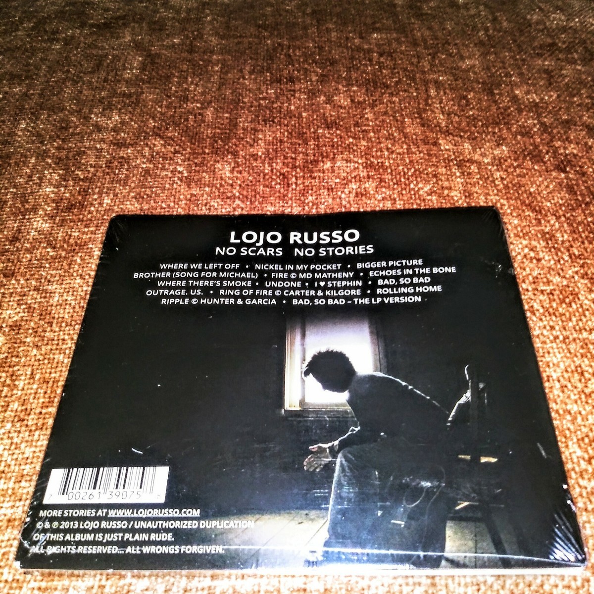 Lojo Russo - No Scars No Stories CD - 15 Songs - SEALED! NEW