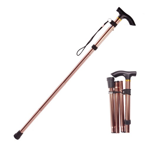 Extendable Easy-Fold Walking Stick Cane Walking: Aid for Elderly Men/Women UK - Picture 6 of 18