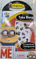 Despicable Me Minions 2015 Colorforms On the Go Re-Stickable Set