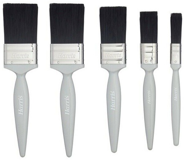 B&Q - Essentials Gloss Paint Brushes Pack Of 5 - Image 2