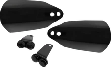 Memphis Shades Black Handlebar Hand Guards for 2008-2024 Harley Touring Softail