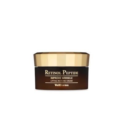 WELLDERMA RETINOL PEPTIDE LIFTING RESTORE CREAM 50g, Korean Cosmetics, Kbeauty