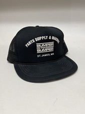 Vintage Trucker's Hat St. James MN Bumper To Bumper Parts Mesh Snapback Cap