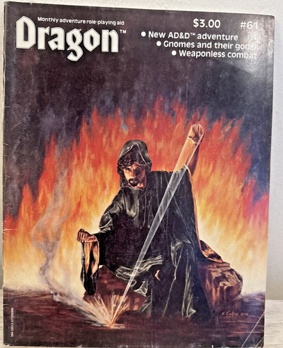 Dragon Magazine #61 1982 Module Intact