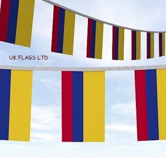 Bandiera Colombia 3x5 Piedi - Nuova In Poliestere, Colori Vivaci, Per Interni/Esterni Bandiera Sud America Per Esterni - Foto 4