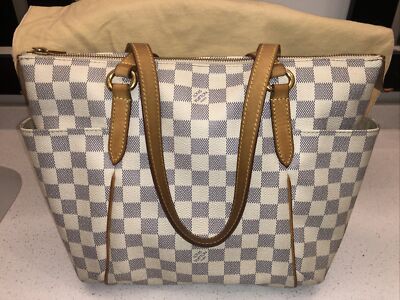 極美品LOUIS VUITTON TOTALLY PM DAMIER AZUR LOUIS VUITTON -- Totally PM in Damier Azur! | eBay