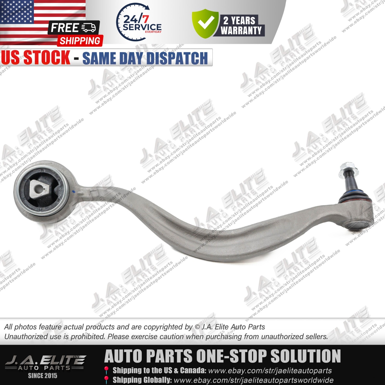 Front Lower Left Control Arm fits Rolls Royce Phantom RR1 (2004-16) 31120409267