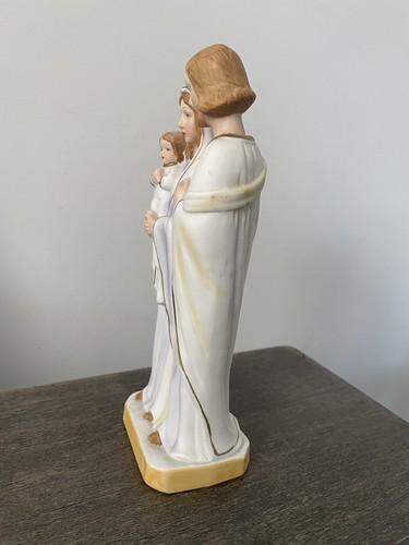 Holy Family Jesus, Mary, and Joseph Figurine Ceramic Statue, Nativity Statue - Picture 4 of 6