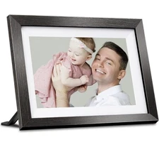 NIB! BIHIWOIA Digital Picture Frame WiFi-Uses Frameo App-10.1 inch HD Display