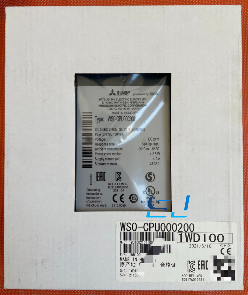 Brand New Mitsubishi WS0-CPU000200 Safety Controller CPU Module