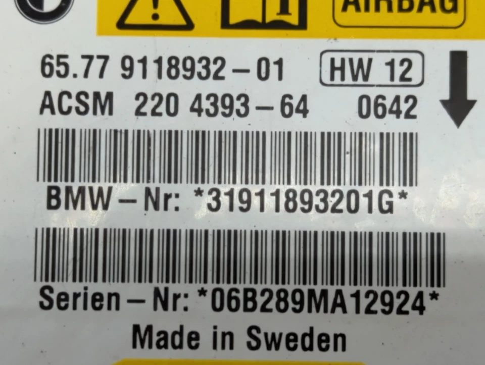 Модуль управления шасси 2008-2010 Bmw M5 Ccm Bcm Body Control DXIKU - Изображение 2 из 4