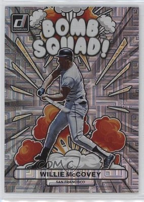 2023 Panini Donruss Bomb Squad Vector Willie McCovey #BS4 HOF 0t2