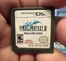 Final Fantasy III Nintendo DS 2006 Tested Working