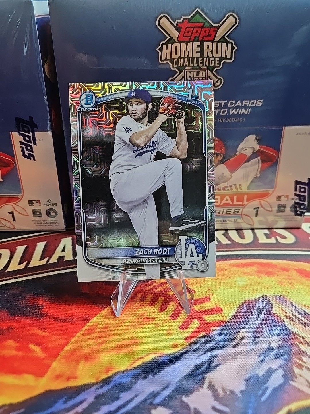 A238 - 2025 Bowman Draft Chrome Mega Mojo Refractor - #BDC-22 Zach Root Dodgers