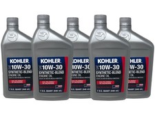 Kohler Genuine Oem 10w-30 Engine Oil Synthetic Blend 25 357 65-s - 5 Pack