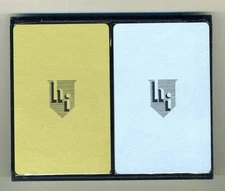 Harlan Insurance Agents & Brokers 2 Mint Decks Playing Cards in Plastic Box