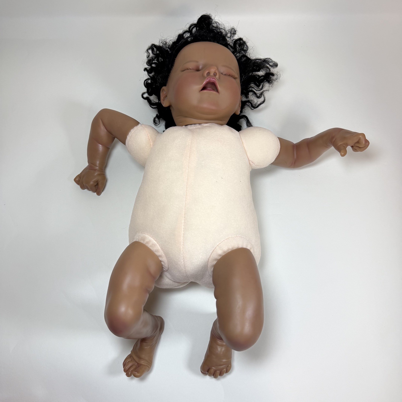 Black 16" Newborn Real Baby African American Realistic