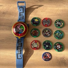 Juego de medallas Yo kai Watch tipo cero medallas coleccionables raro primera generación como nuevo