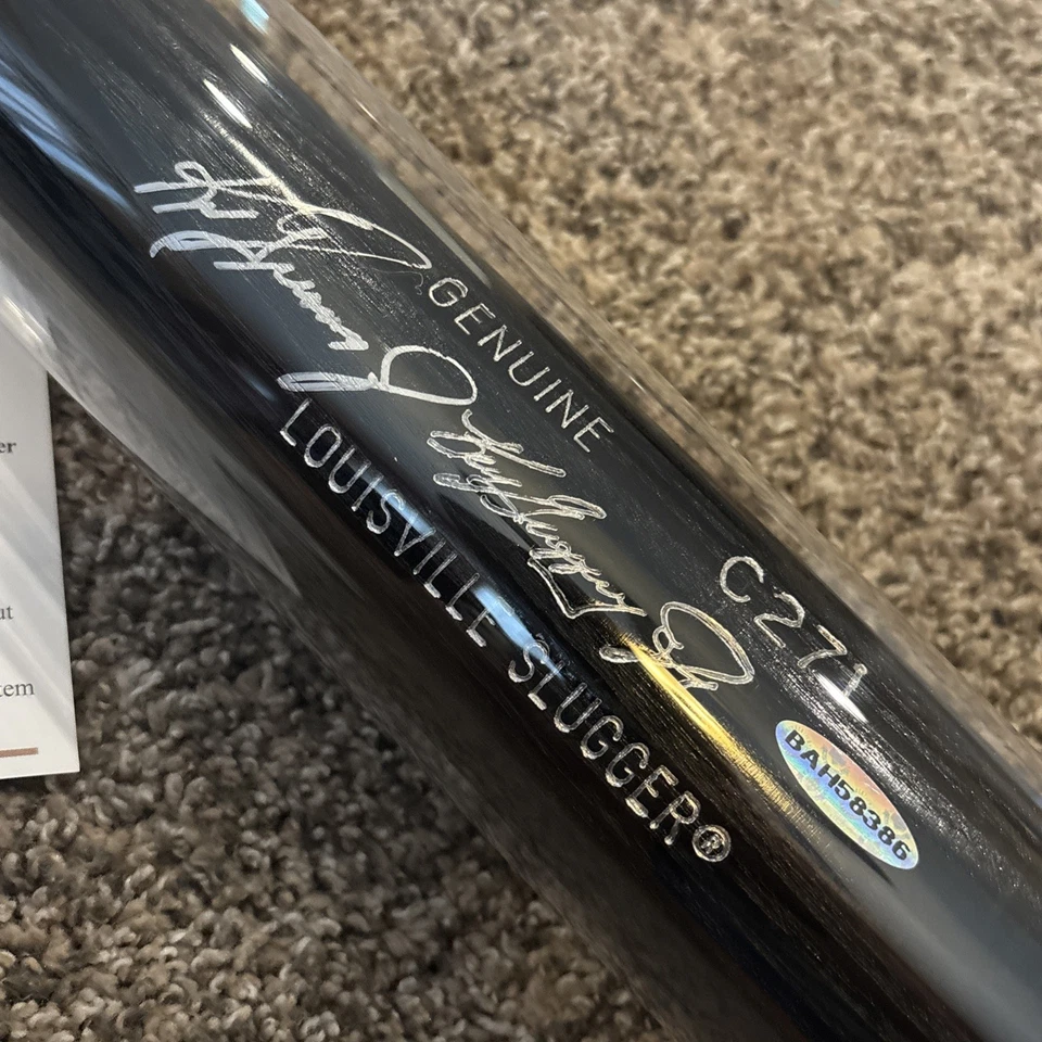 Upper Deck Ken Griffey Jr Signed Auto C271 Game Model Bat Autograph UDA COA - Image 2 of 4