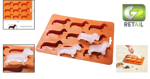 Dachshund Dog Shaped Silicone Ice Cube Mold & Tray - Perfect for Parties - Picture 2 of 9