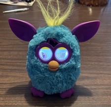 Furby Boom Purple & Teal Talking Interactive Pet Toy Hasbro 2012 Tested