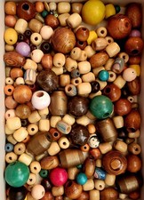 Vintage LOT MACRAME Beads