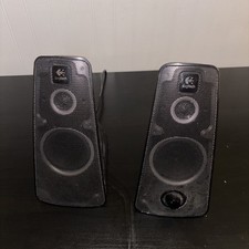Logitech Z520 2.0 Speaker System Black PC Monitors Laptop Computer not tested 
