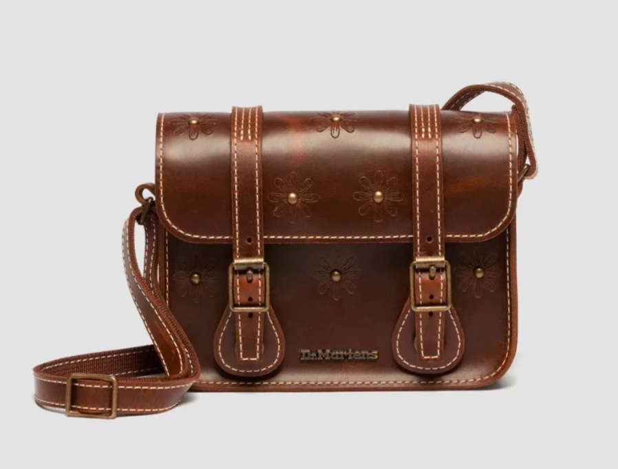 Dr. Martens 7-inch Satchel Bag Amber Tan 43070200 Japan New