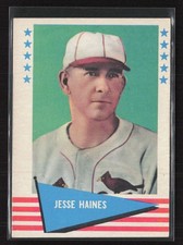 1961 Fleer Baseball Greats (F418-3) #40 Jesse Haines - EX/EX+ Set Break!
