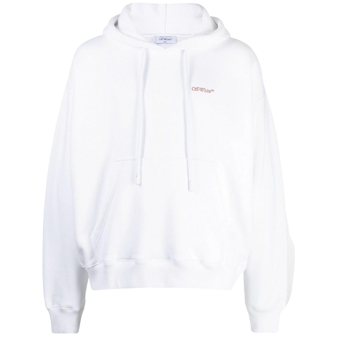 Off-White Scratch Tab White Skate Fit Hoodie 103090₽