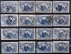 US Stamp Collection 1893 1c Columbian Exposition Lot of 16 Scott # 230 Used