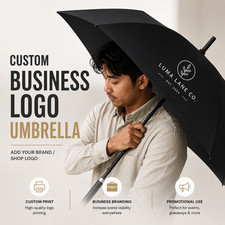 Custom Business Logo Umbrella Personalized Brand Umbrella Promotional Gift