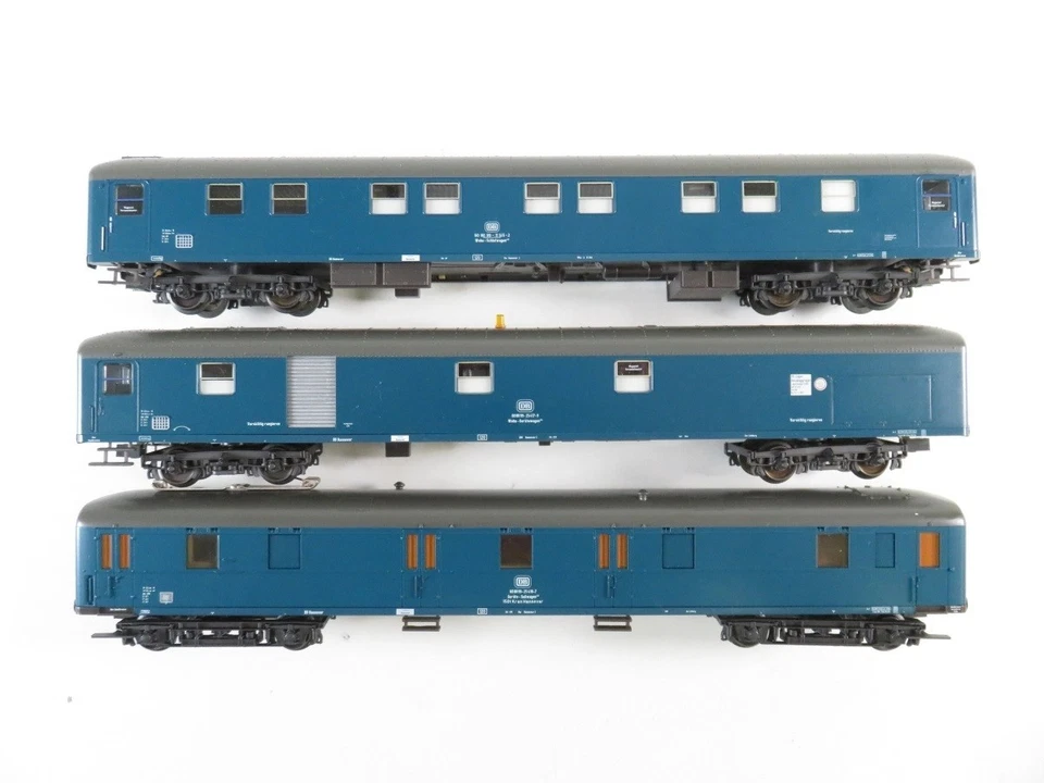 Märklin: 3-Piece Crane Tender Cars for Crane Train of the DB #49951 - New In Box - Image 3 of 4