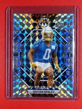2023 Panini Mosaic Football Daiyan Henley #304 - Silver Mosaic Prizm Rookie Card. rookie card picture