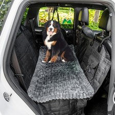 Non-Slip Dog Bed Mat for Car Fuzzy Backseat Pet Travel Pet-Friendly Cover