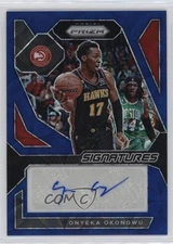 2023-24 Panini Prizm Signatures Choice Blue /49 Onyeka Okongwu #SIG-OKG Auto