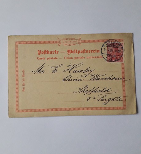 GERMANY - POSTCARD YEAR 1901