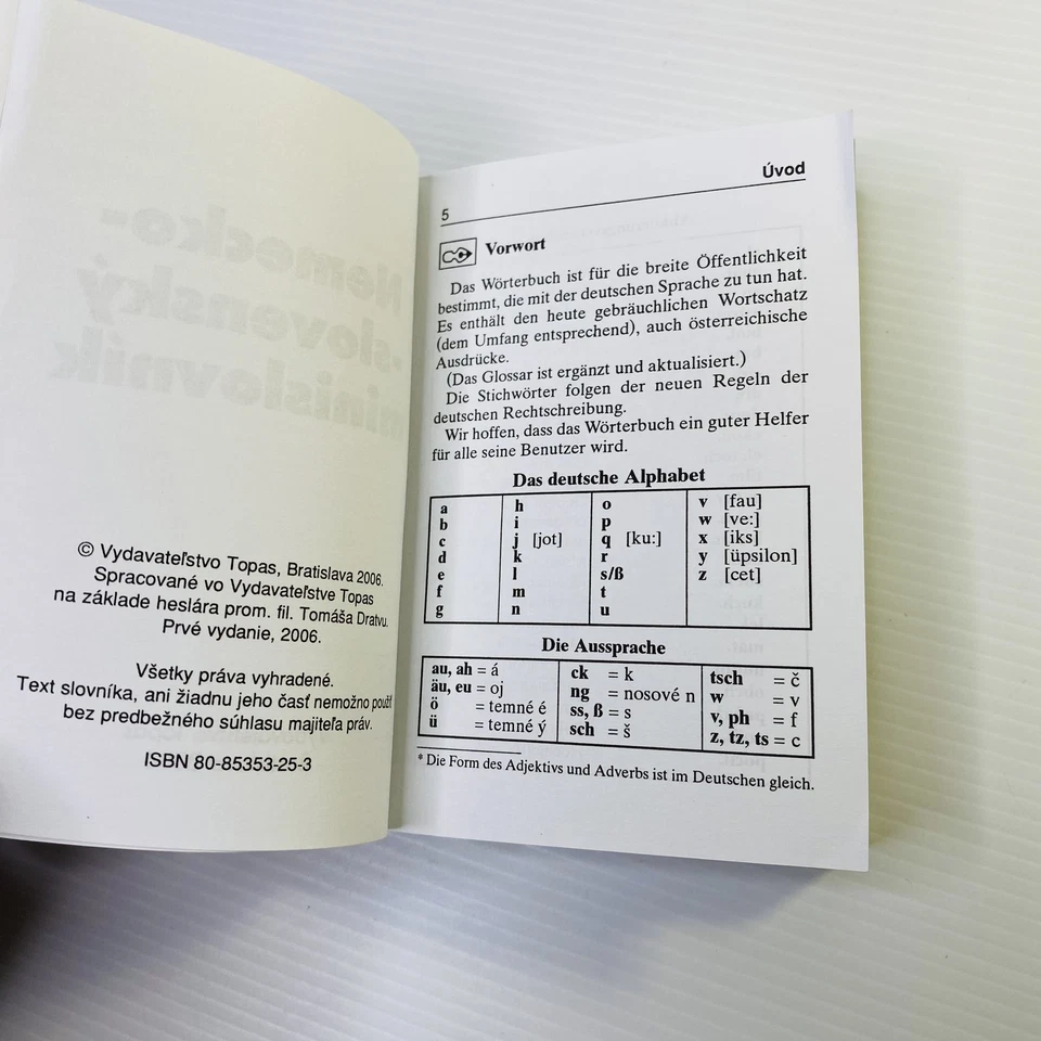 Nemecko Slovensky German Slovak Mini Slovnik Slovakia Slovensko Nemecky Pocket - Image 4 of 4