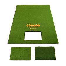 SimSpace Golf Strike Mat Transition Hitting Artifical Turf Short Pile Grass