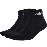 Skarpety Adidas Linear Ankle Socks Cushioned Socks 3P Czarne IC1303 43-45