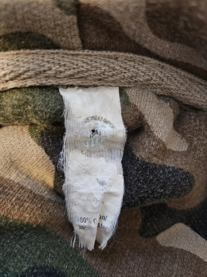 Sudadera con Capucha Pullover Camuflaje Wu-Tang ~ Para Hombre Talla L Foto 4 de 4