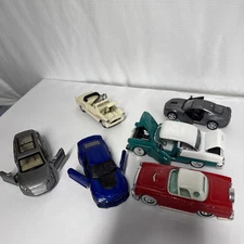 Lot Of 6 Cars Size 1/38 Various Chevy Audi Camero Corvette 