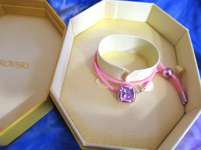 Bracelet Necklace Swarovski Dulcis Choker Cushion Cut Pink 5626400 NEW IN BOX