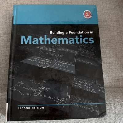 #ad #ad Building a Foundation in Mathematics by John Peterson 2010 Hardcover $21.00