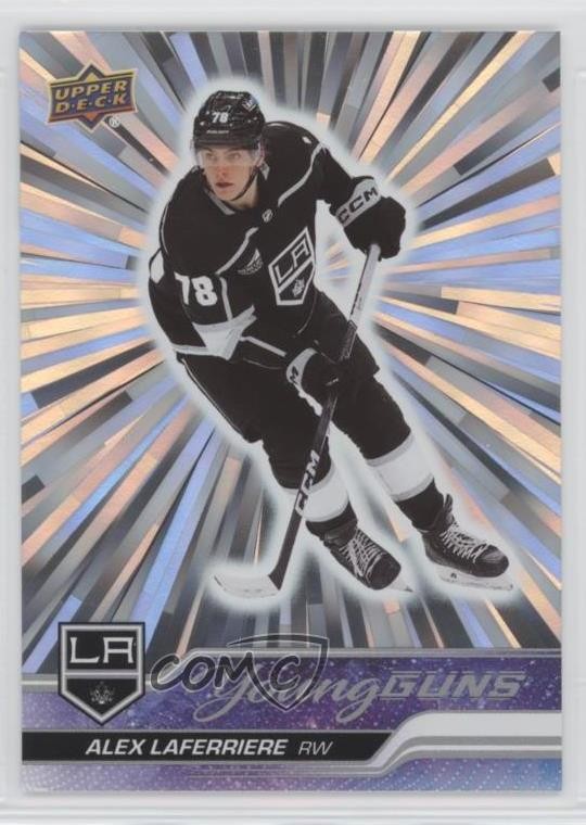 2023-24 Upper Deck Series 2 Young Guns Outburst Alex Laferriere #462 Rookie RC