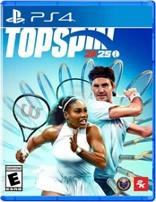 Top Spin 2K25 Sony Playstation 4 PS4 Brand New Sealed