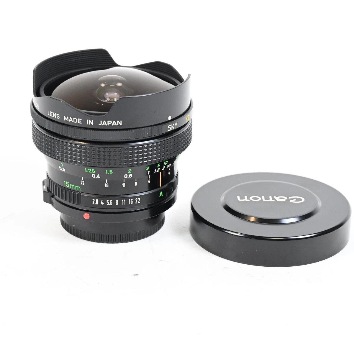 フィルムカメラ G25[6774]Canon FISH-EYE FD 15mm F2.8 SSC Fisheye FD15mm f/2.8 S.S.C. - Canon Camera Museum